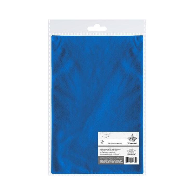 Filc A3 niebieski 5szt