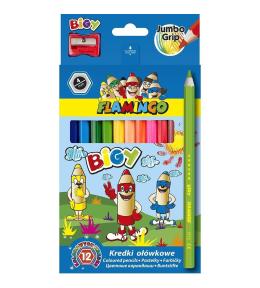 Kredki ołówkowe Jumbo Bigy 12 kolorów