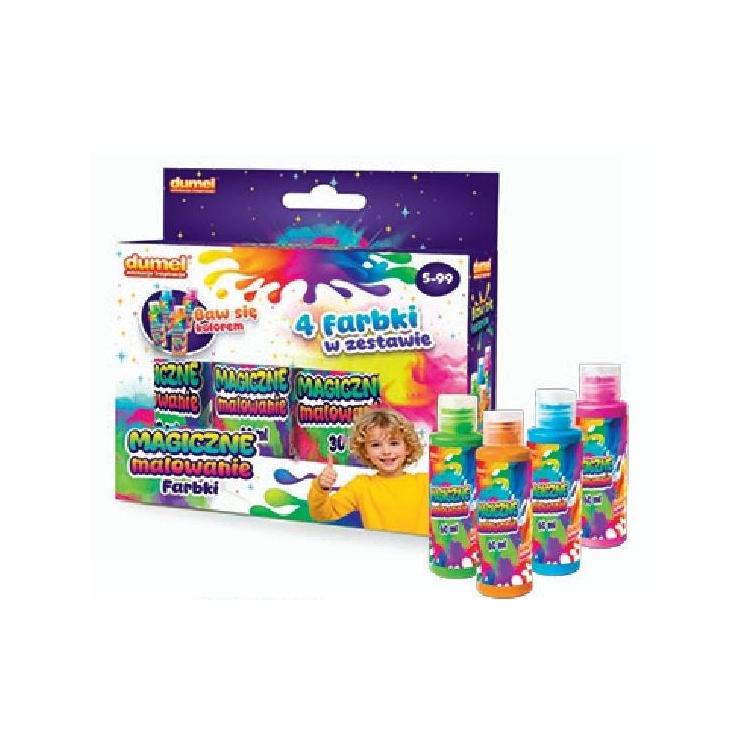 Magiczne malowanie 4x60ml farbki