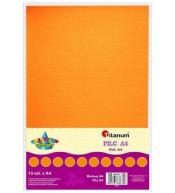 Filc A4 pomarańczowy 10szt