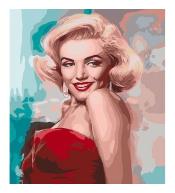 Mozaika diamentowa 5D - Marylin Monroe 40x30cm