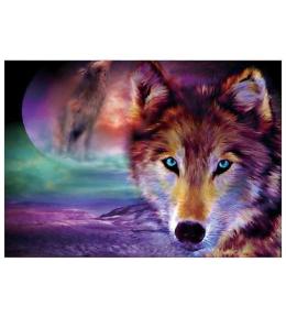 Mozaika diamentowa 5D - Wilk 40x30cm