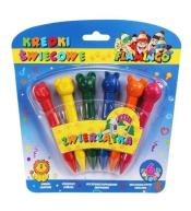Kredki świecowe Zwierzątka 6 kolorów