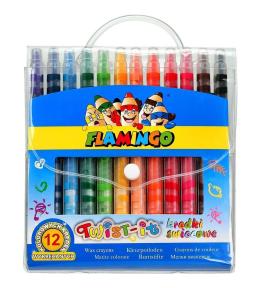 Kredki świecowe Twist-it 12 kolorów