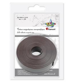 Taśma magnetyczna samoprzylepna 20mmx3m czarna