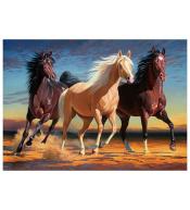Mozaika diamentowa 5D - Konie 40x30cm