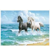 Mozaika diamentowa 5D - Konie 40x30cm