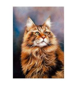 Mozaika diamentowa 5D - Kot 40x30cm