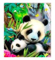 Mozaika diamentowa 5D - Panda 40x30cm