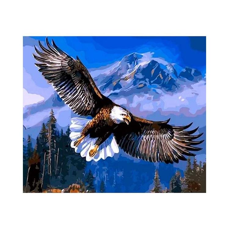 Mozaika diamentowa 5D - Orzeł 40x30cm