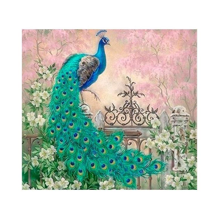 Mozaika diamentowa 5D - Paw 40x30cm