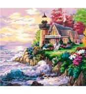 Mozaika diamentowa 5D - Latarnia Morska 40x30cm