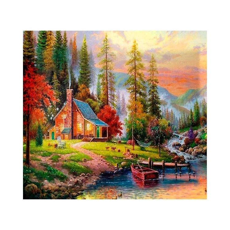 Mozaika diamentowa 5D - Jesień 40x30cm