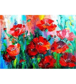 Mozaika diamentowa 5D - Maki 40x30cm