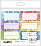 Naklejki na zeszyt 35x73mm 144 sztuki