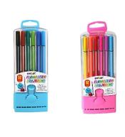 Flamastry trójkątne 12 kolorów mix