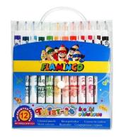 Kredki ołówkowe Twist-it okrągłe 12 kolorów