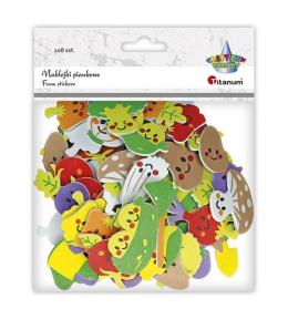 Naklejki piankowe warzywa mix 108szt