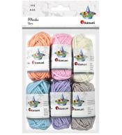 Włóczka pastelowa 6 kolorów