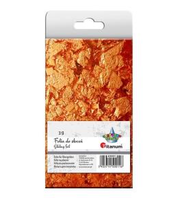 Folia do złoceń miedziana w płatkach 3g