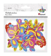 Naklejki piankowe mix rozmiarów i kolorów 102szt