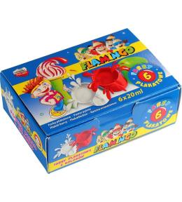 Farby plakatowe 6 kolorów