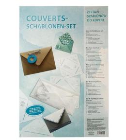 Zestaw szablonów do kopert mix 4szt