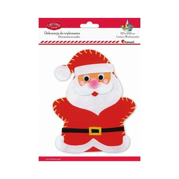 Filcowy Mikołaj do złożenia