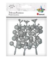 Gałązki owoców winobluszczu srebrne 3szt