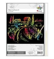 Papier do wydrapywanek 210x290mm czarny 10szt.