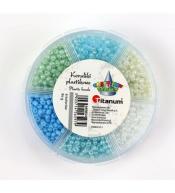 Koraliki plastikowe 3mm 6 kolorów