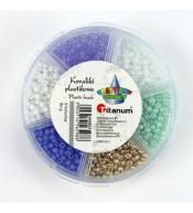 Koraliki plastikowe 3mm 6 kolorów