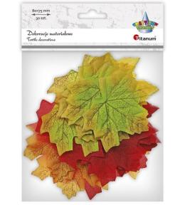 Materiałowe liście klonu 85x70mm 30szt