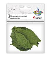 Materiałowe liście zielone 20szt