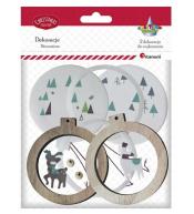 Zestaw do złożenia Drewniane Bombki 2szt.