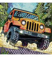 Mozaika piankowa auto terenowe 25x25cm