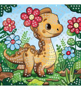 Mozaika piankowa dinozaur 25x25cm