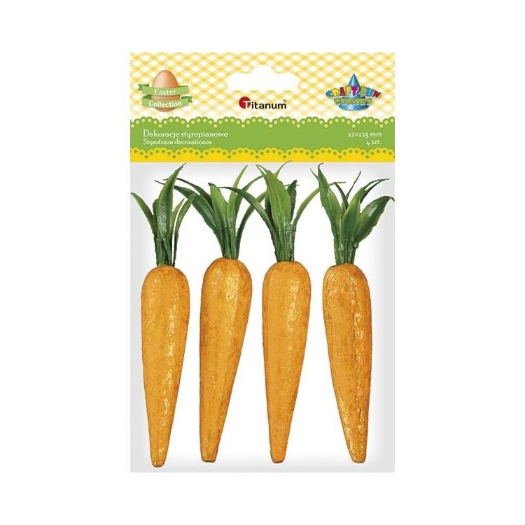 Marchewki styropianowe 22x125mm 4szt