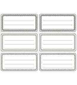 Naklejki na zeszyty biało czarne 144 sztuki