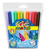 Flamastry spieralne 12 kolorów