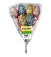 Jajka styropianowe 38x58mm 3 kolory 6szt