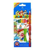 Kredki Junior sześciokątne 12 kolorów