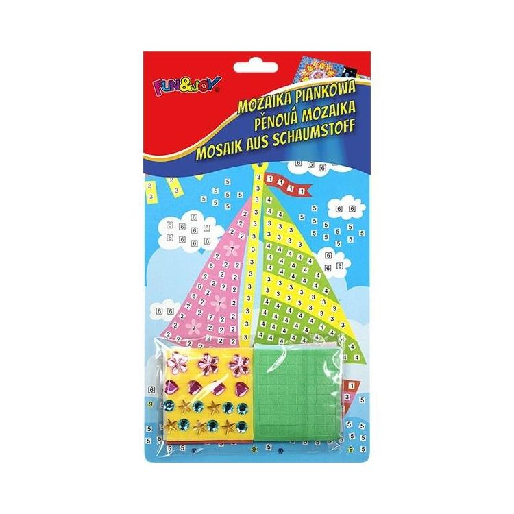 Mozaika piankowa Żaglówka