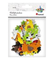 Naklejki piankowe zwierzęta gospodarskie mix 20szt