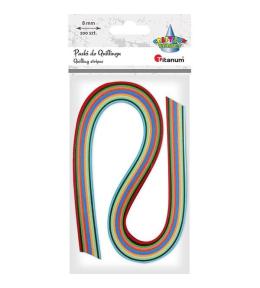 Paski do quillingu 8mm mix 200szt