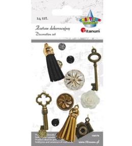 Zestaw dekoracyjny mix 14szt