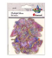 Naklejki foliowe motyle 10 wzorów 20szt