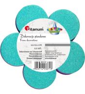 Dekoracje piankowe kwiaty 12szt