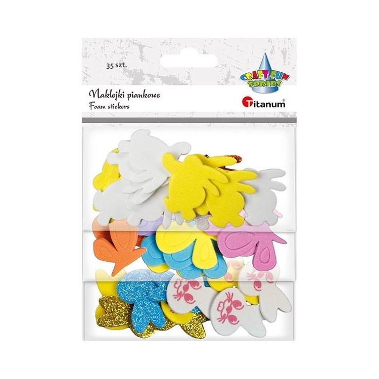 Naklejki piankowe mix 50szt