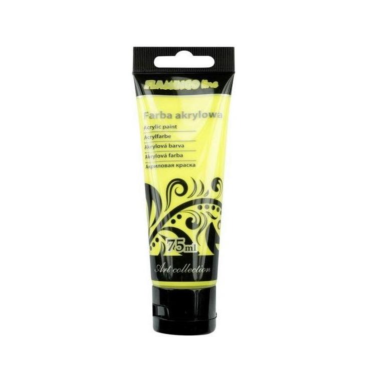 Farba akrylowa 75ml 003 cytrynowa